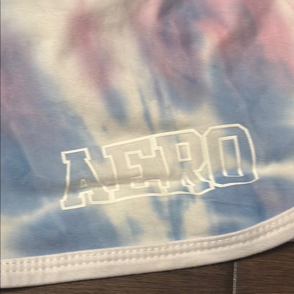 Areo women’s retro tie die shorts size XL, pink, blue white - Picture 2 of 6